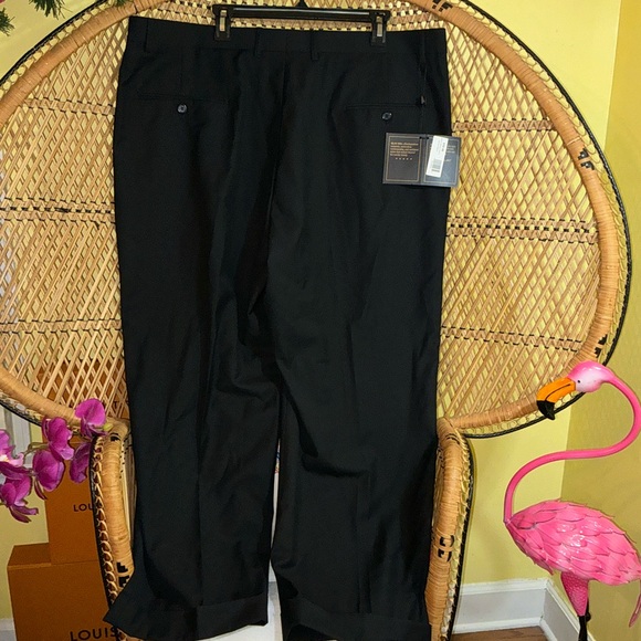 Milano Moda Men’s Dress Pants Black 44/34 - Picture 15 of 16